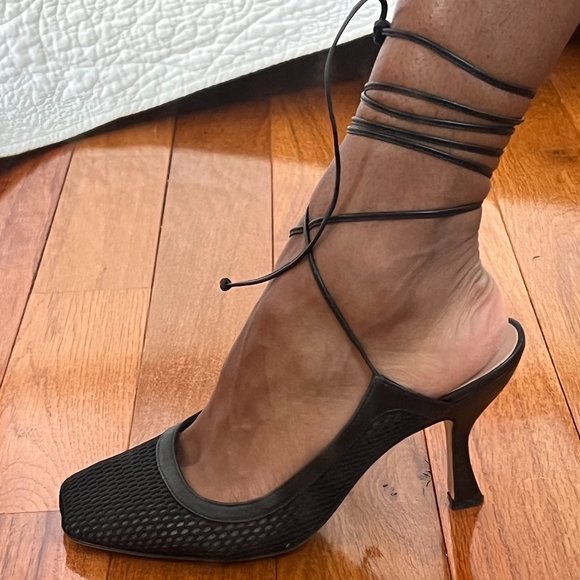 GIABORGHINI Shoes - Gia Couture (recently rebranded as GIABORGHINI) strappy net/mesh heels